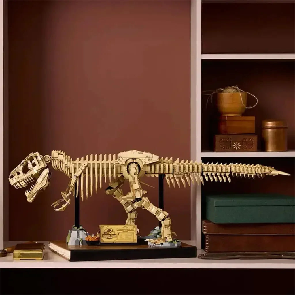 2025 New 76968 large Creative Dinosaur T-Rex Fossils Tyrannosaurus Rex Building Blocks  World Park  for Kids Boys Birthday Gifts