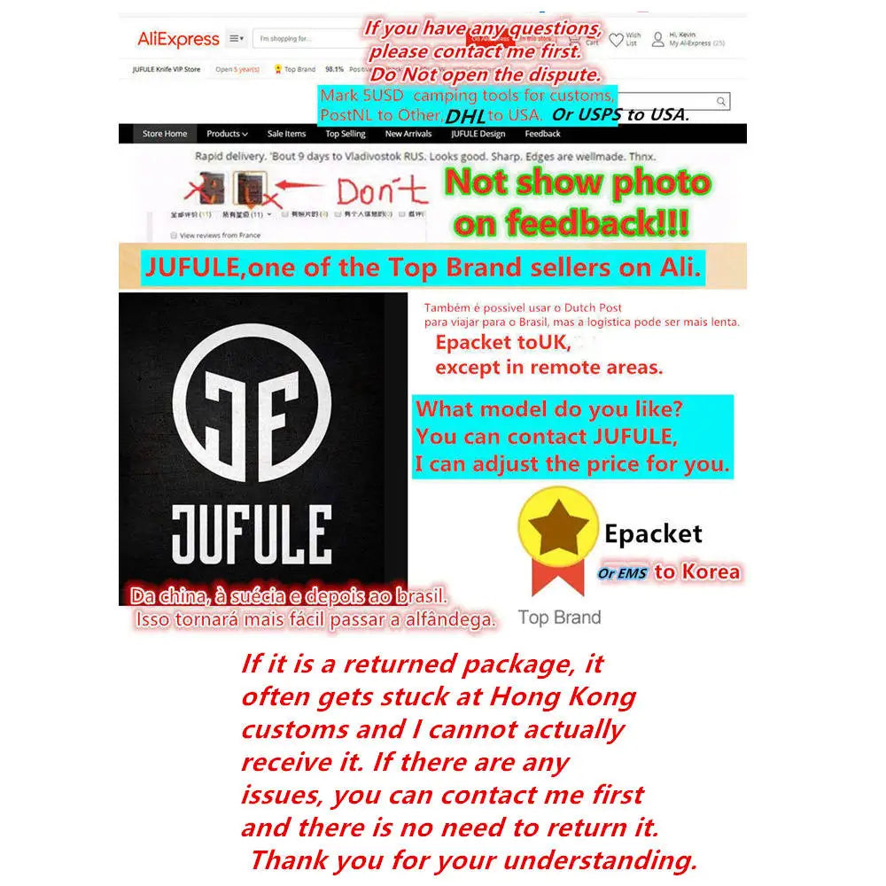 Ask JUFULE What product does the customer want? You can contact me Tools,Just be patient and wait, there's no need for disputes
