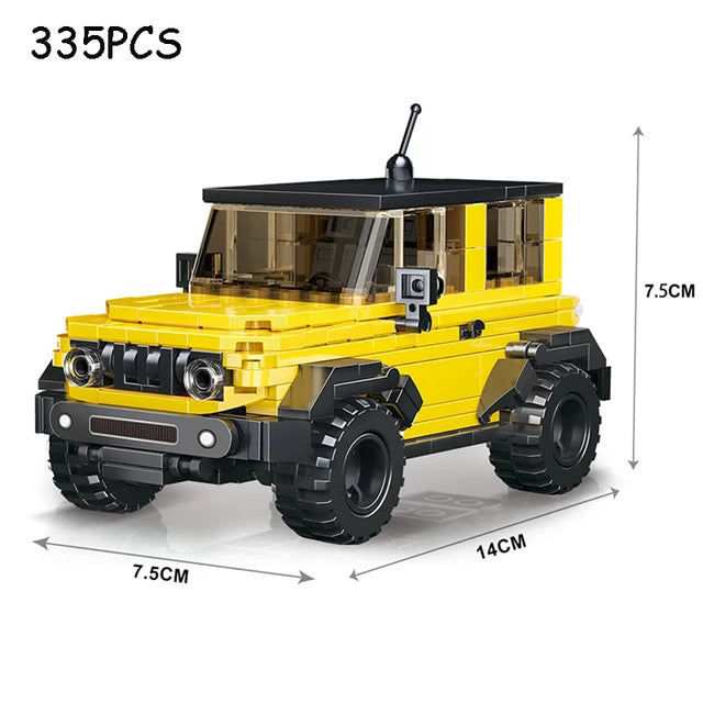 Speed Champions Series Racing Sports Vehiclea Technique Car Supercar Building Blocks Set Bricks Classic MOC Model Toys For Kids