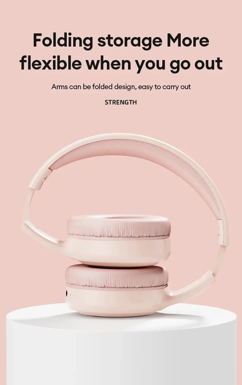 Choice Lenovo TH30 Wireless Headphones Bluetooth 5.3 Earphones Foldable Game Headset Sport Headphone with Mic Music Earbuds