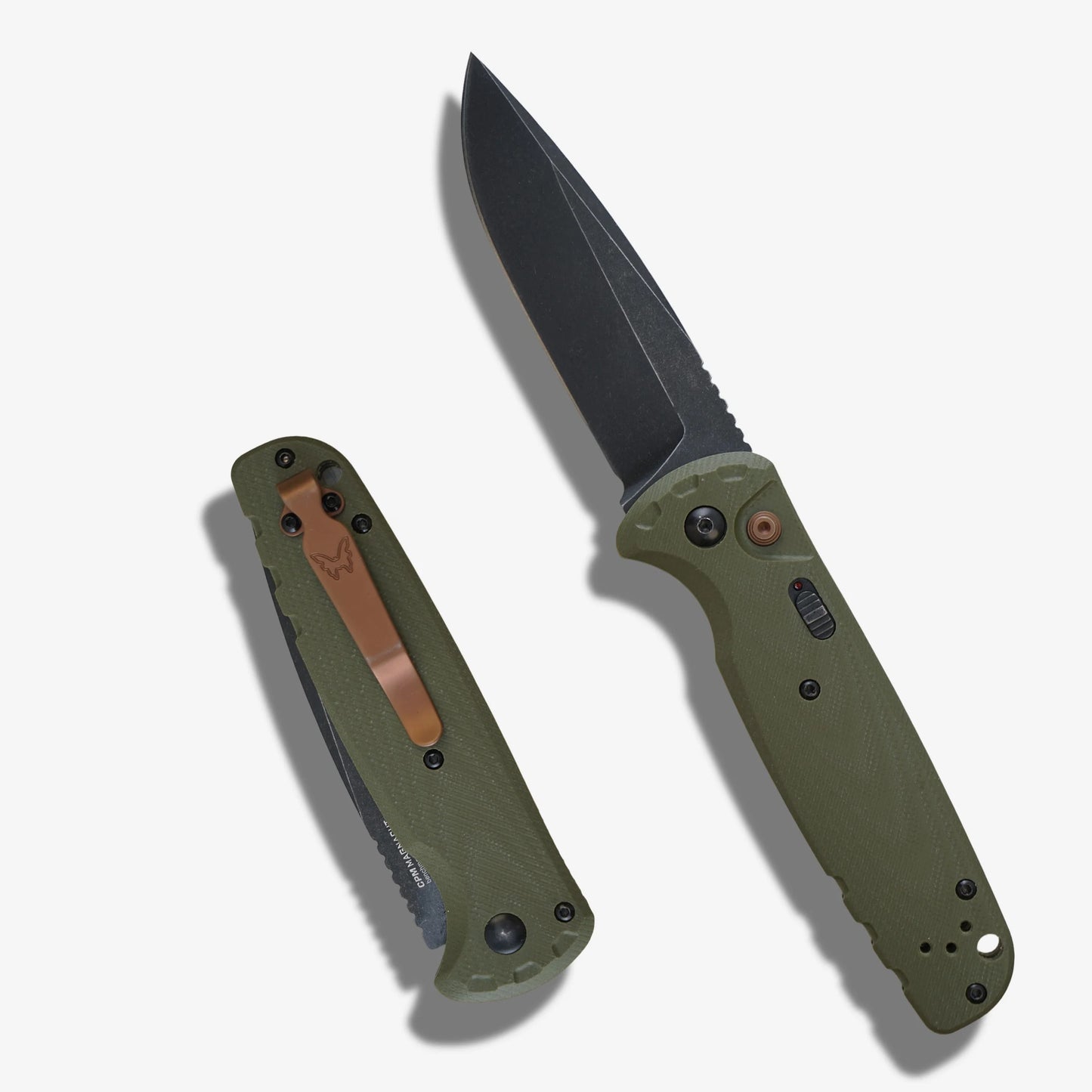 Outdoor Survival Folding Knife, EDC Knife, D2 Steel G10 Handle, BM Knife 4300 Knife Fan Collector, Suitable for Survival Hunting