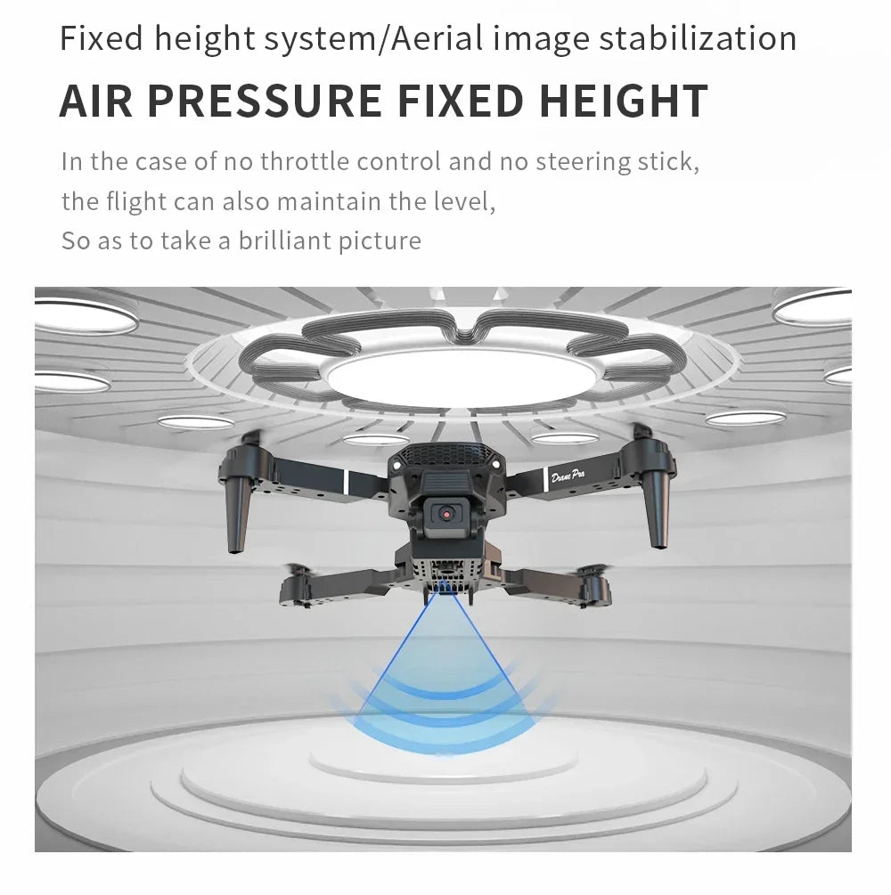 Professional mini remote control drone E88 4K HD aerial camera WiFi FPV foldable quadcopter RC helicopter Children's toy Gift