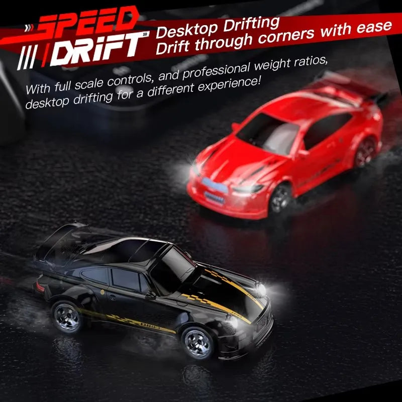 1/64 2.4G High speed Mini Drift Rc Car 4WD Remote Control Car Four Wheel Drive Radio Controlled Mini Racing Model Boy Toy Gifts