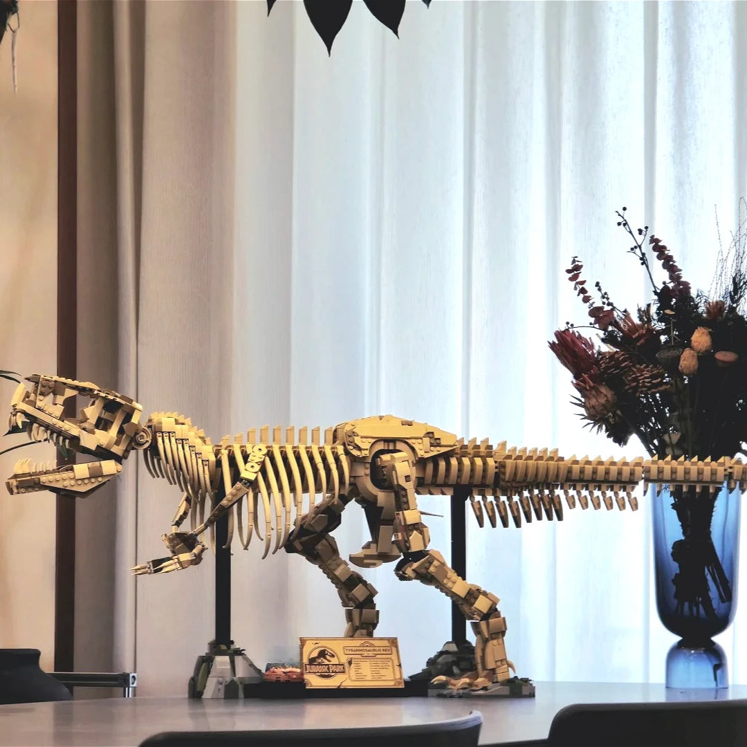 2025 New 76968 large Creative Dinosaur T-Rex Fossils Tyrannosaurus Rex Building Blocks  World Park  for Kids Boys Birthday Gifts