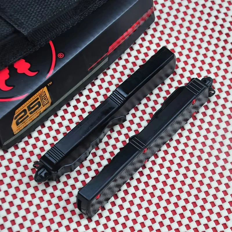 UTX UT 85 Series OTF Tech Micro Ultra M390 Steel Self Defense Pocketknives Aluminium Alloy Carbon Fiber Handle EDC Tools