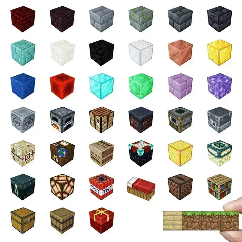 2025 New 10-300pcs DIY Magnetics Building Blocks Mini World Magnetic Building Blocks Puzzle Blocks For Children's Birthday Gifts
