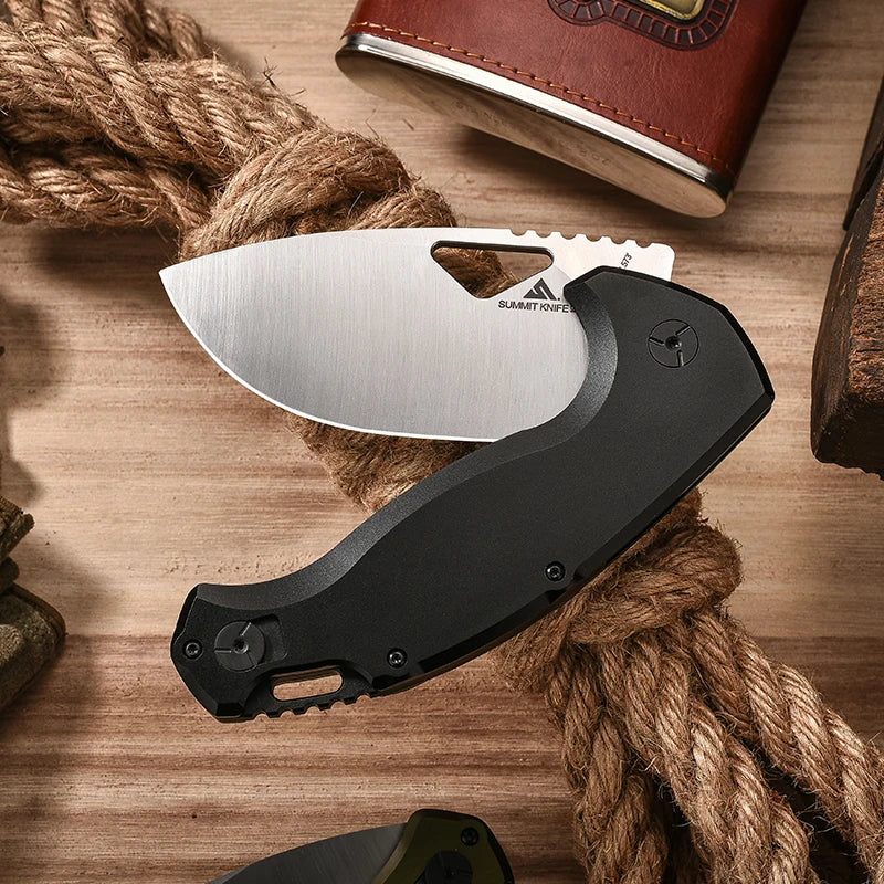 FOX-SK-02OD multi-functional folding knife, outdoor camping, climbing, fishing, emergency rescue tool, sharp fruit knife