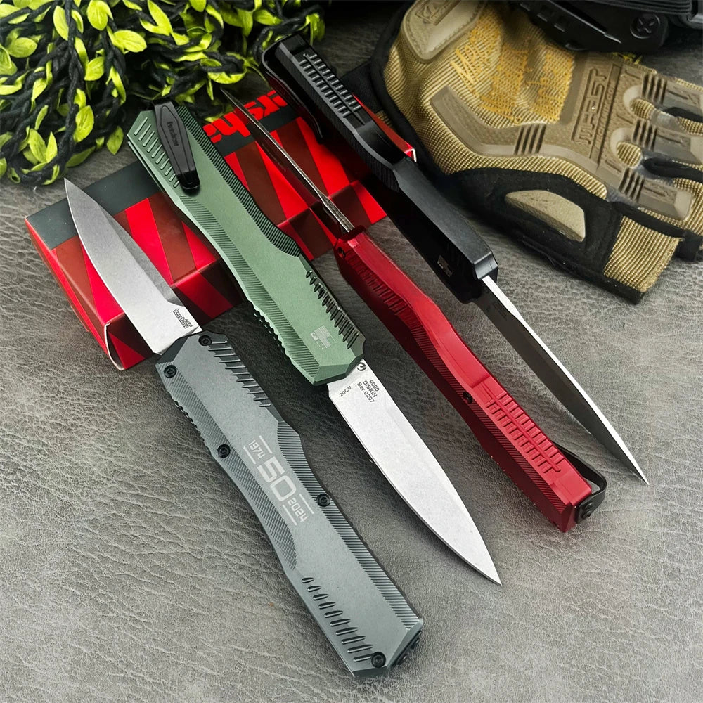 Matt Diskin Commemorative Livewire Tactical Knife D2 Steel Blade T6 Aluminum Handle Outdoor Camping EDC Survival Self-defense