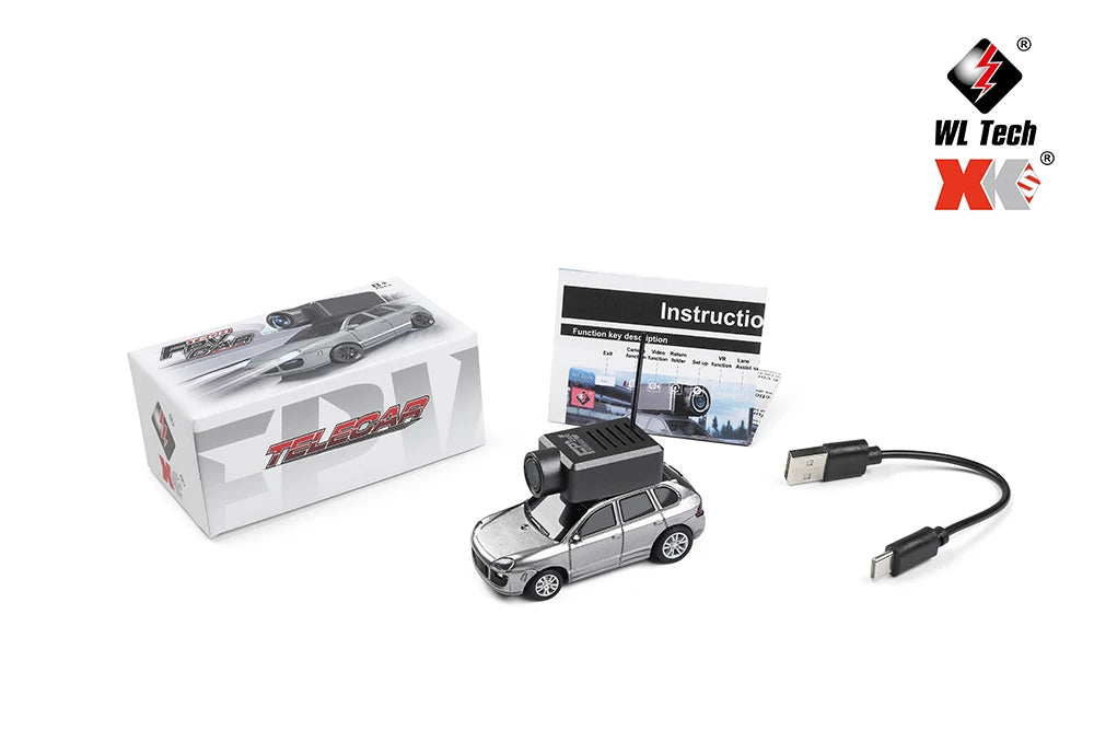 WLtoys 6401 1/64 Mini RC Car With Wifi APP Control,720P FPV Camera,Full Scale Built In Gyroscope VR Videography Toys for Kids