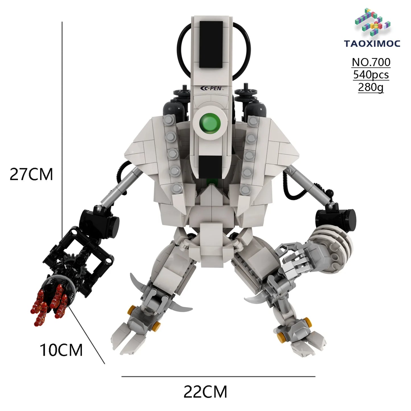 Skibidi Toilet Titan TV Man Speakerman Horror Game Bosses Camara Building Block Cartoon Doll Model Kids Birthday Halloween Gift