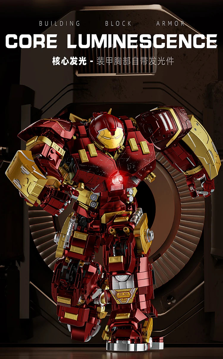 Iron Man The Hulkbuster Ultron Edition Building Block Classics The Avengers Superhero DIY Mech Model Figurines Bricks Toys Gifts