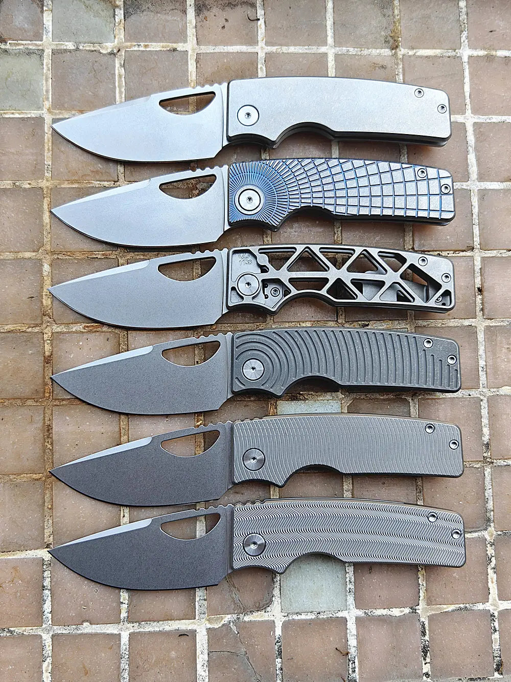 JUFULE Made OZ Rosie Titanium Handle 60+ HRC 154CM Steel Ceramic Bearing Tactical EDC Tool Camping Hunting Outdoor Folding Knife