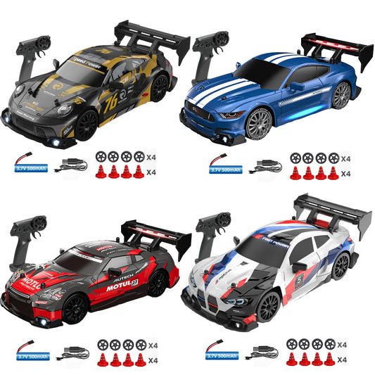 1:24 High Speed RC Drift Car 2.4G 4WD Remote Control Mini Racing Car Competition Race Car Toy for Children