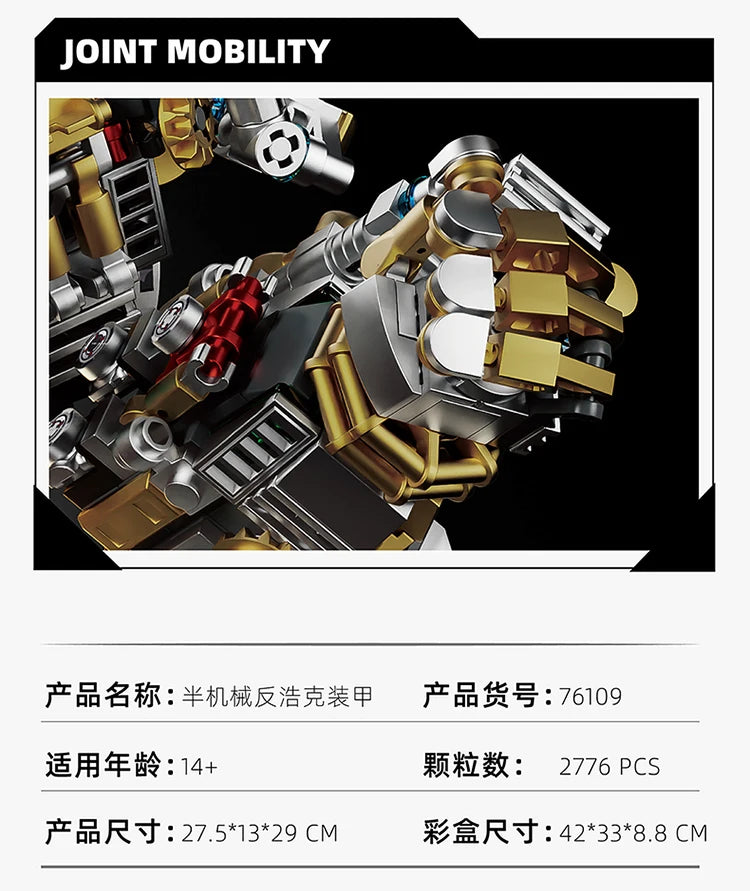 Iron Man The Hulkbuster Ultron Edition Building Block Classics The Avengers Superhero DIY Mech Model Figurines Bricks Toys Gifts