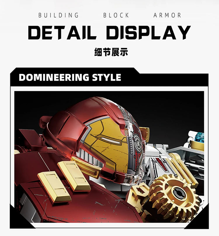 Iron Man The Hulkbuster Ultron Edition Building Block Classics The Avengers Superhero DIY Mech Model Figurines Bricks Toys Gifts