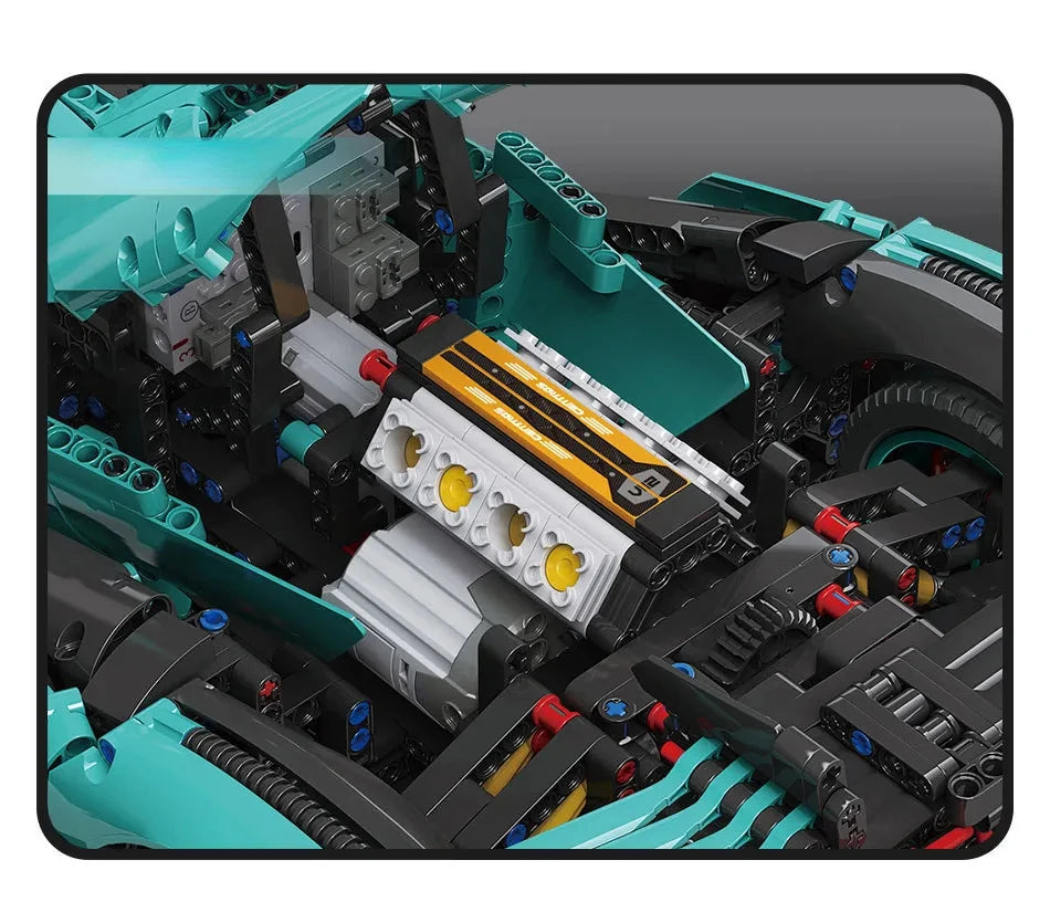 2023 Building Blocks Concept Edition Sports Car Super Racing Building Blocks Brick Model Overspeed Car Toy Children's gift