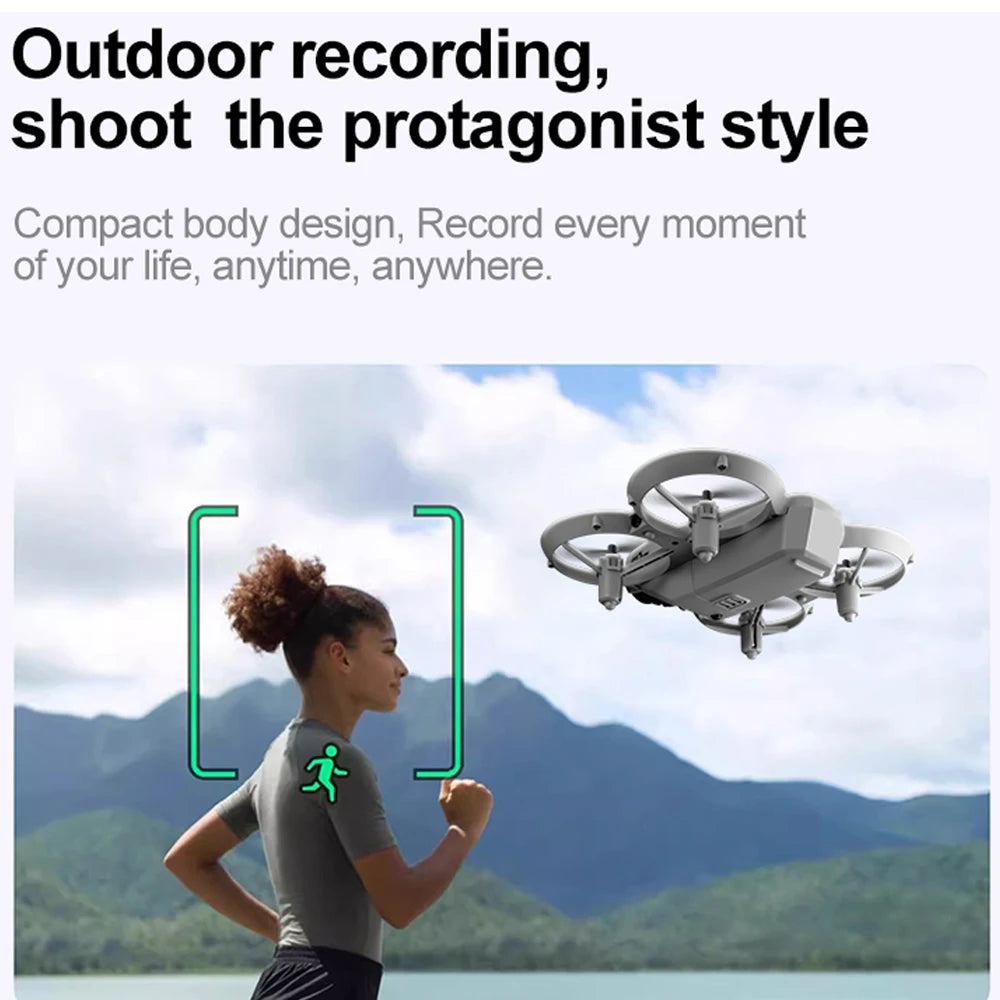 Gt3 Mini Drone 8k Camera 180° ESC Optical Flow Positioning WIFI Aerial Photography Remote Control Aircraft G-safe Drone Toy Gift