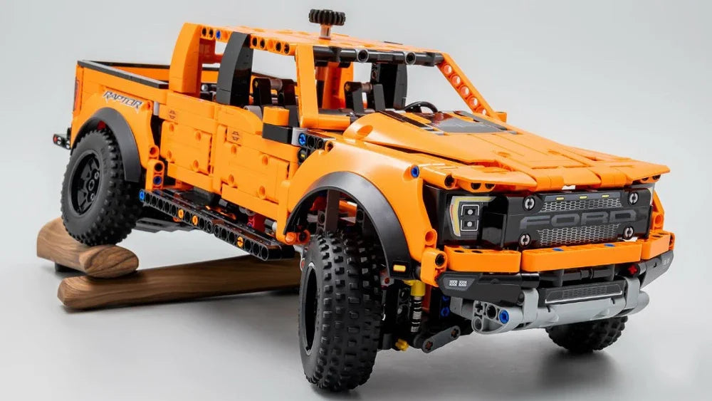 Creative Ford Raptors F-150 Truck Sports Car MOC 1379pcs Technical Racing Car Bricks Model Building Assemble Kit Adults Gift