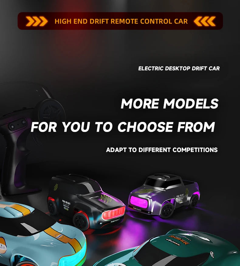 1/64 2.4G High speed Mini Drift Rc Car 4WD Remote Control Car Four Wheel Drive Radio Controlled Mini Racing Model Boy Toy Gifts