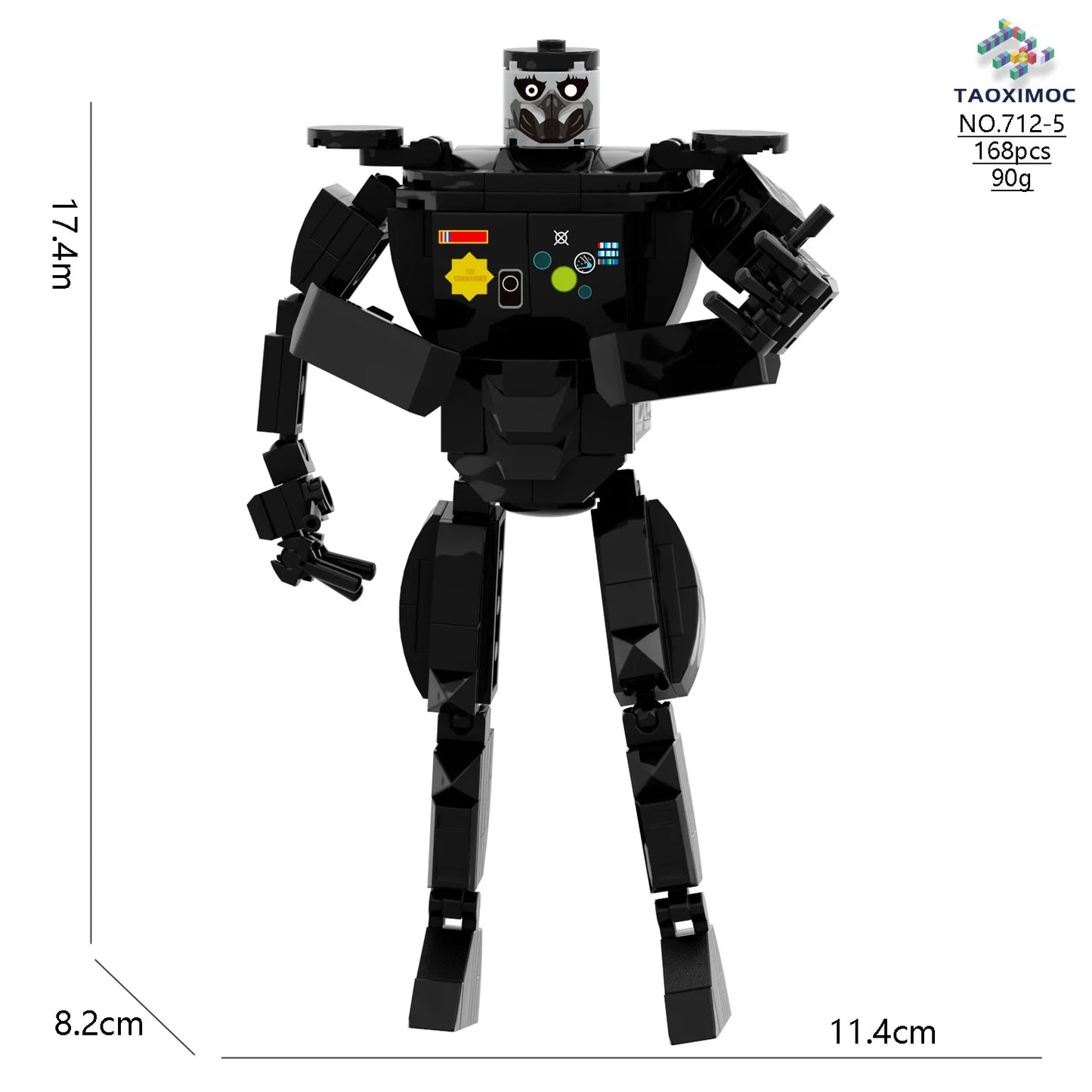 Skibidi Toilet Titan TV Man Speakerman Horror Game Bosses Camara Building Block Cartoon Doll Model Kids Birthday Halloween Gift