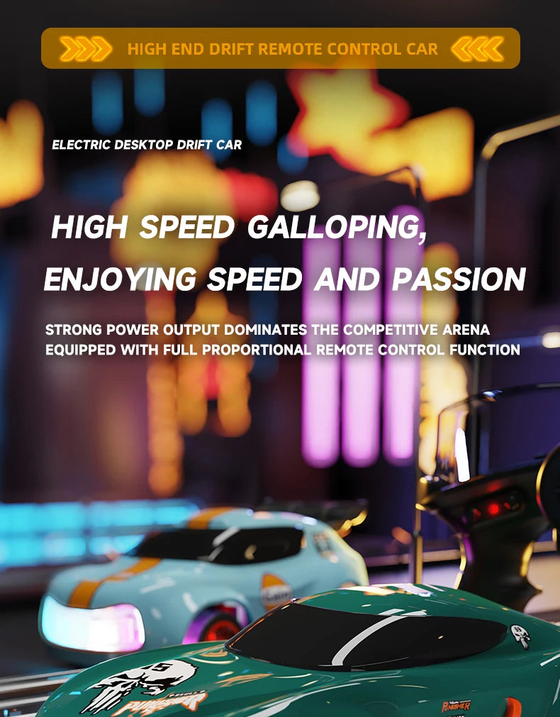 1/64 2.4G High speed Mini Drift Rc Car 4WD Remote Control Car Four Wheel Drive Radio Controlled Mini Racing Model Boy Toy Gifts