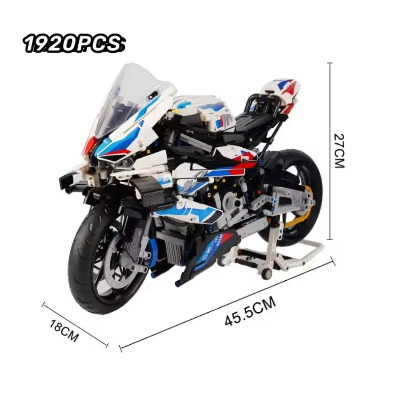 NEW 1920Pcs  Technical Racing  Motorcycle 1000 RR Motorbike Building Blocks Bricks Toys  Birthday Christmas Children Gifts