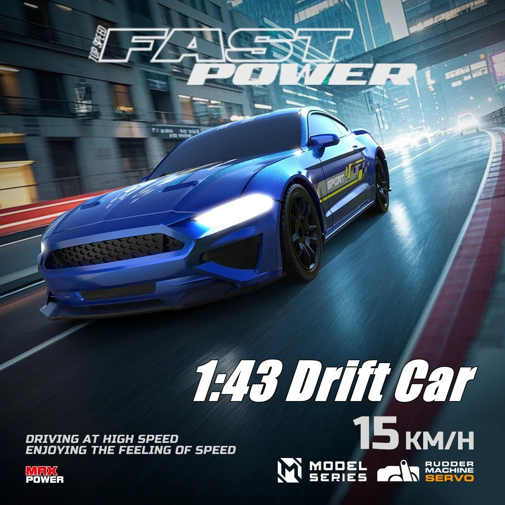 1/64 2.4G High speed Drift Rc Car 4WD Remote Control Car Four Wheel Drive Radio Controlled Mini RTR Racing Model Boy Toy Gift