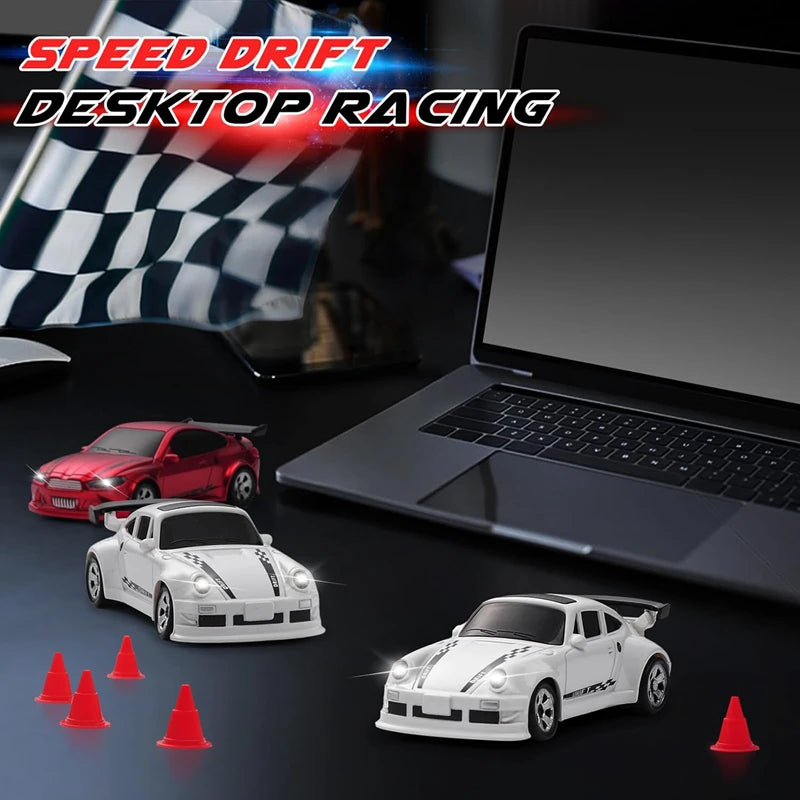1/64 2.4G High speed Drift Rc Car 4WD Remote Control Car Four Wheel Drive Radio Controlled Mini RTR Racing Model Boy Toy Gift