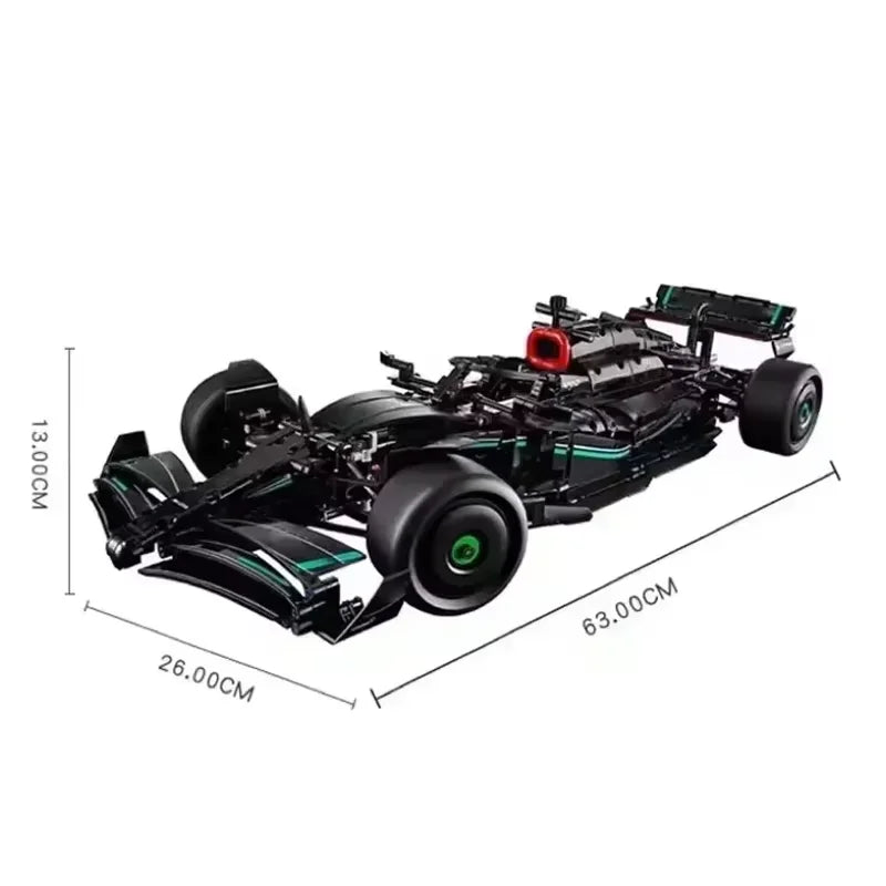 New Technical Machinery 42206 42207 F1 Race Car 1639PCS Building Blocks Model Car Assembly Bricks MOC Ornament Adults Gifts Toys