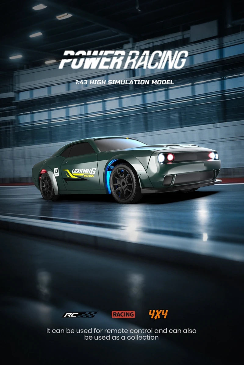 1/64 2.4G High speed Drift Rc Car 4WD Remote Control Car Four Wheel Drive Radio Controlled Mini RTR Racing Model Boy Toy Gift