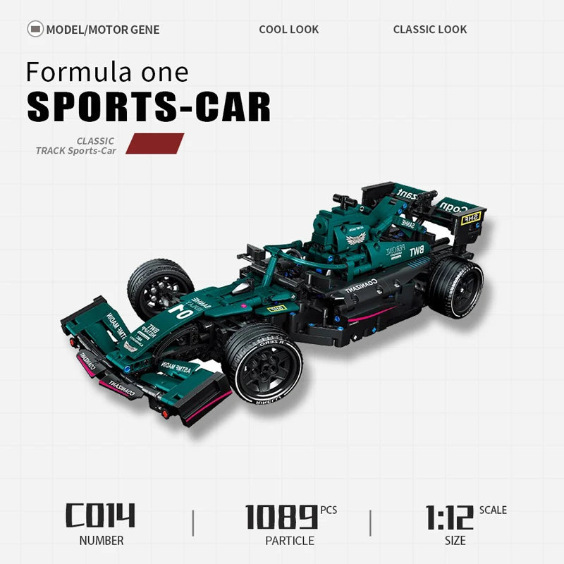 High-tech Building Blocks F1 Formula 1 Remote Control Super Speed Racing Model Rc Car Kid Toys and Moc Updated accessory package