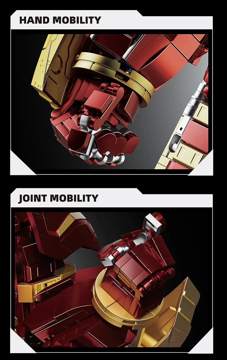 Iron Man The Hulkbuster Ultron Edition Building Block Classics The Avengers Superhero DIY Mech Model Figurines Bricks Toys Gifts