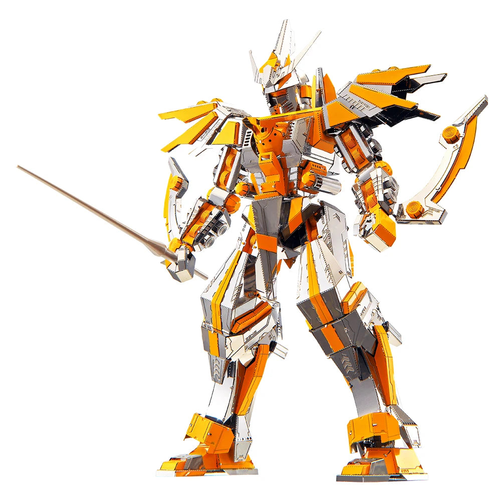 Piececool Model Building Kits Crescent Blade Armor 3D Puzzle Metal Assembly Model Kits Creative Toys DIY for Teens
