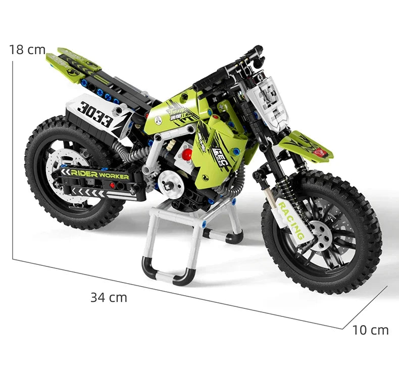 Motorcycle Toy Building Block Set STEM Construction Kit for Boys, Girls and Adults Collectible Motorcycle Models 476 Pieces