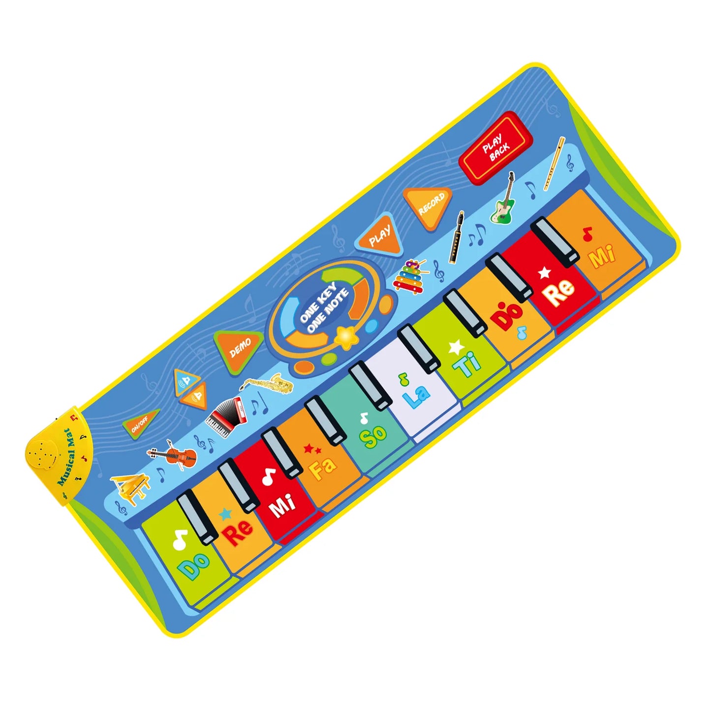 Coolplay Musical Piano Mat for Kids Toddlers Floor Keyboard Dance Mat with 8 Animal Sounds Baby Mat Educational Toys