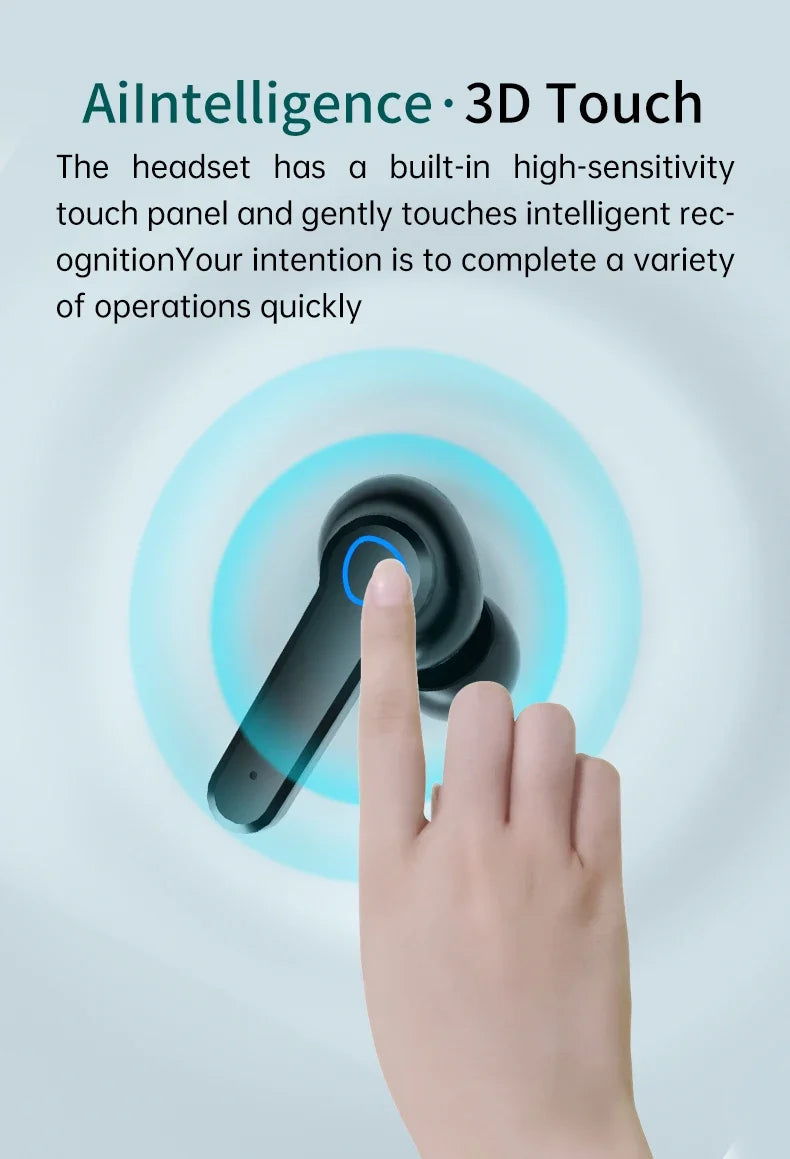 M19 Headset TWS Earphone M10 Intelligente Touch Control Wireless Bluetooth-compatible Headphones Waterproof LED Display With Mic