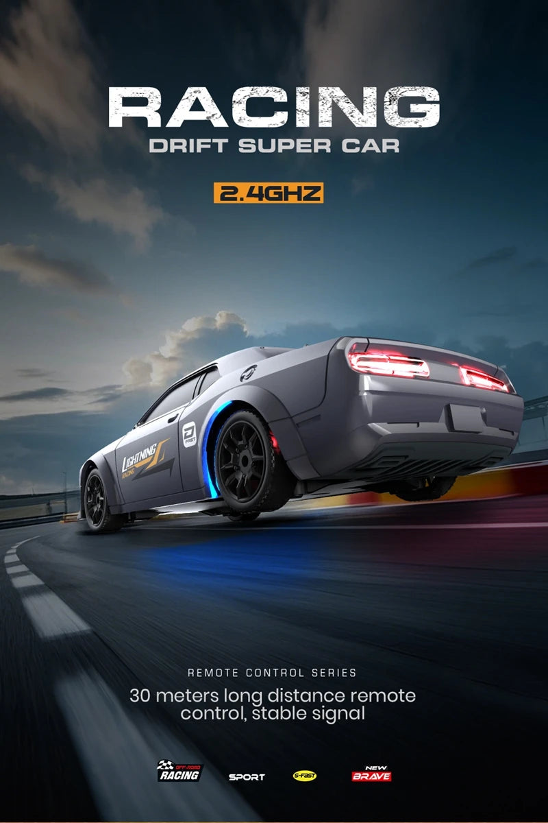 1/64 2.4G High speed Drift Rc Car 4WD Remote Control Car Four Wheel Drive Radio Controlled Mini RTR Racing Model Boy Toy Gift