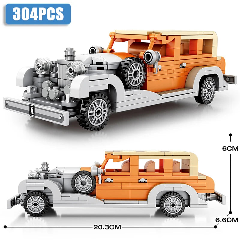 Speed Champions Series Racing Sports Vehiclea Technique Car Supercar Building Blocks Set Bricks Classic MOC Model Toys For Kids