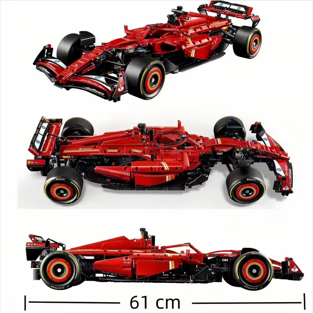 New Technical Machinery 42206 42207 F1 Race Car 1639PCS Building Blocks Model Car Assembly Bricks MOC Ornament Adults Gifts Toys