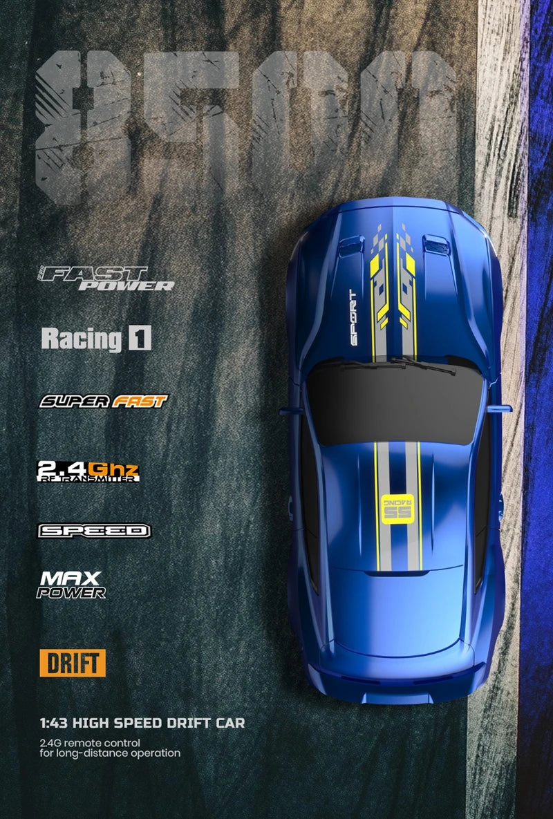 1/64 2.4G High speed Drift Rc Car 4WD Remote Control Car Four Wheel Drive Radio Controlled Mini RTR Racing Model Boy Toy Gift