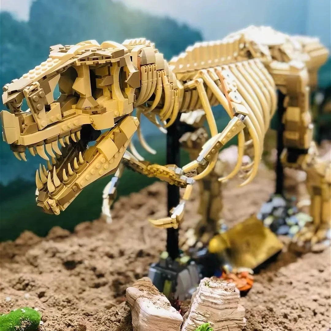 2025 New 76968 large Creative Dinosaur T-Rex Fossils Tyrannosaurus Rex Building Blocks  World Park  for Kids Boys Birthday Gifts
