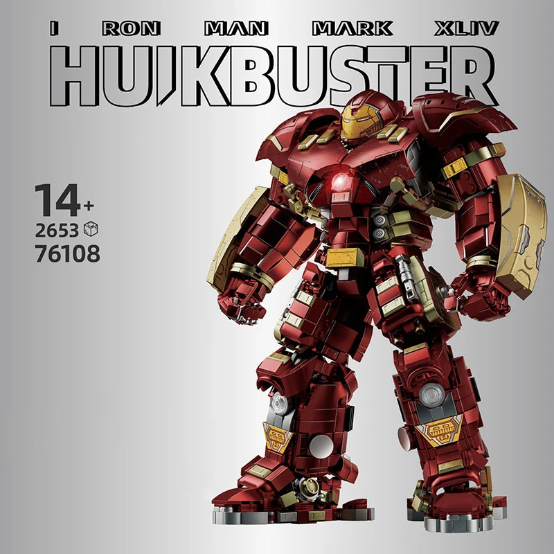 Iron Man The Hulkbuster Ultron Edition Building Block Classics The Avengers Superhero DIY Mech Model Figurines Bricks Toys Gifts